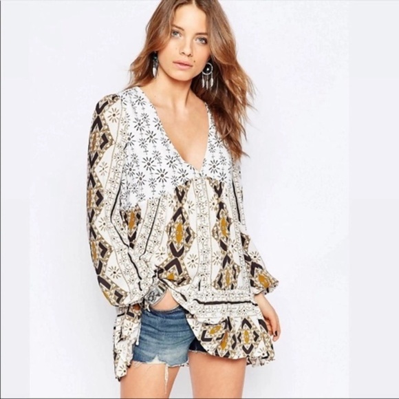 Free People Tops - Free People Down By the Bay tunic size small